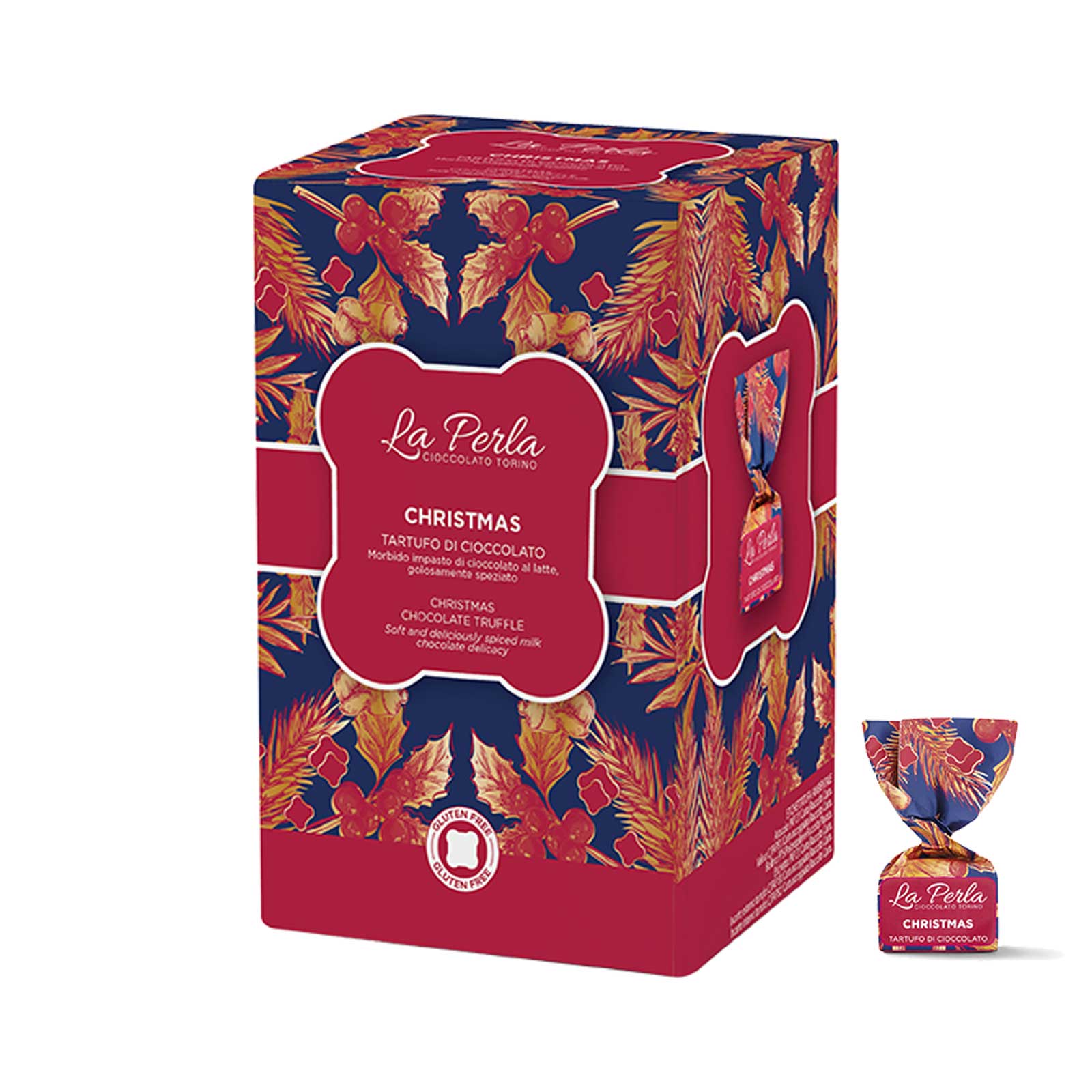 Presentask med chokladtryfflar – Christmas