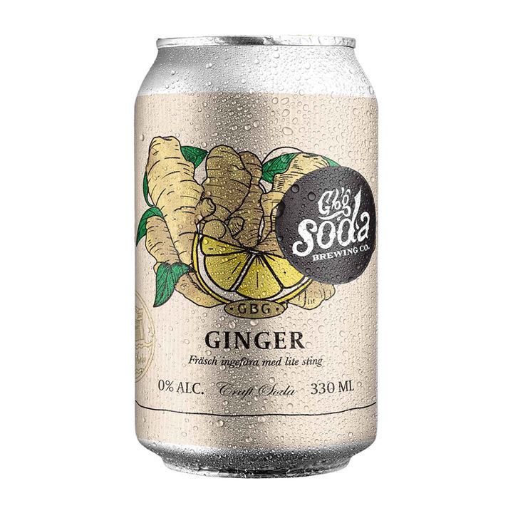 Bild på Soda med ingefära – 33cl