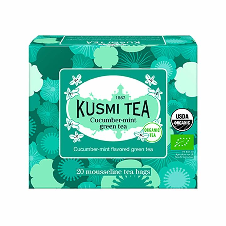 Bild på Cucumber-mint 20p tepåsar – grönt te