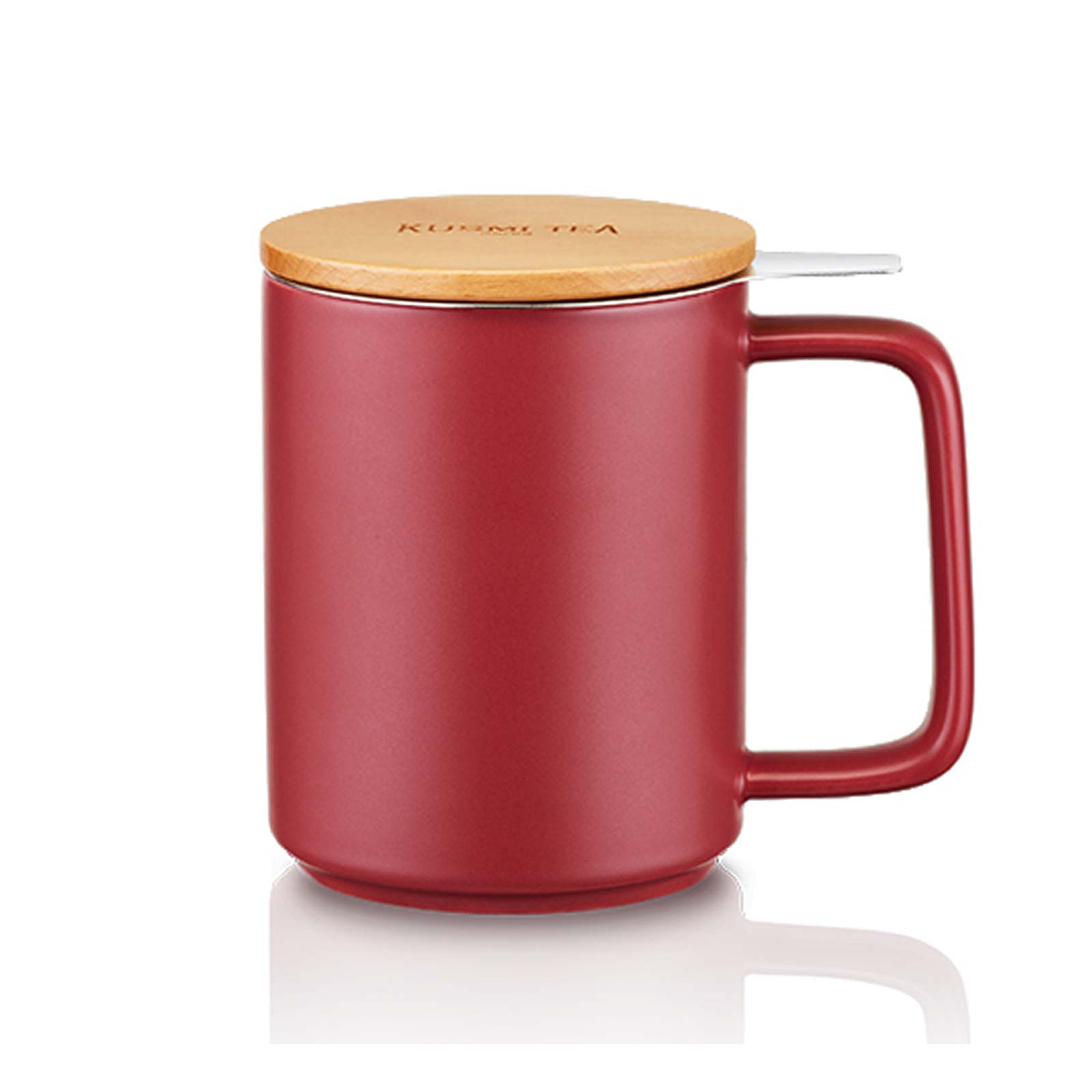 Burgundy temugg med filter