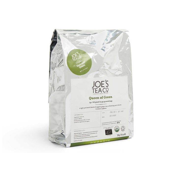 Bild på The Queen of Green 100p tepåsar – grönt te