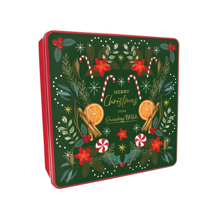 Bild på Shortbread i julig plåtburk – 400g