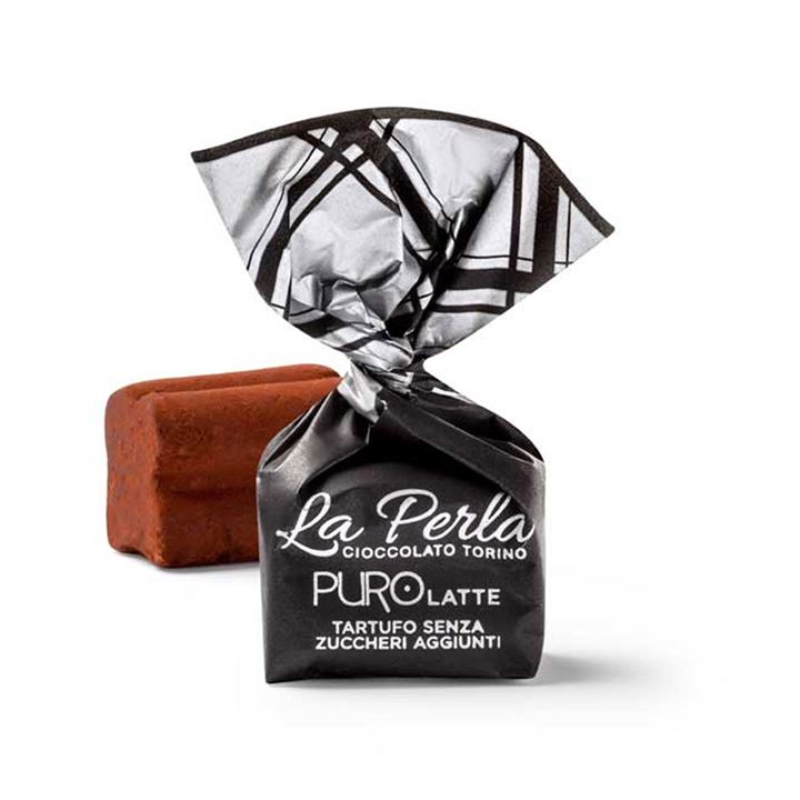 Bild på Mjölkchokladtryffel med hasselnötter - sockerfri